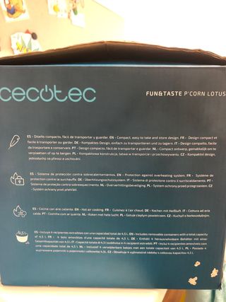 Máquina de Palomitas Cecotec Fun & Taste