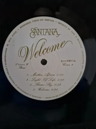Vinilo Santana welcome