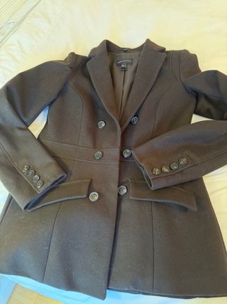 Mango chaqueta Americana marrón entallada nueva