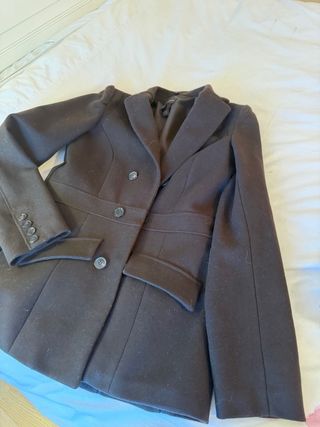 Mango chaqueta Americana marrón entallada nueva