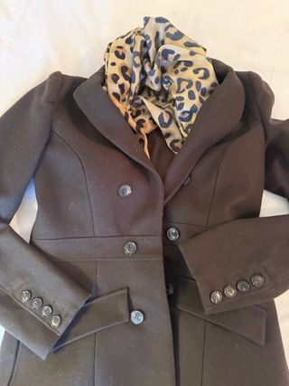 Mango chaqueta Americana marrón entallada nueva