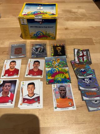 Lote Cromos Panini Mundial Brasil 2014