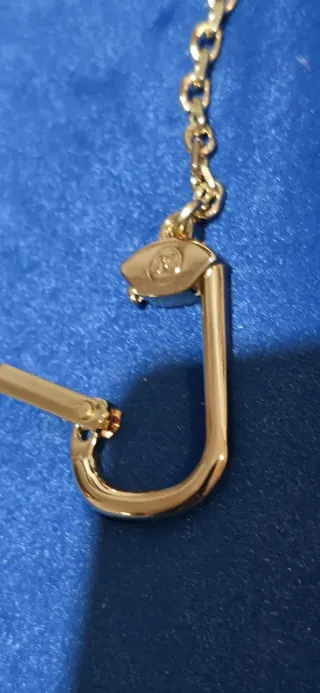 Mosquetón Louis Vuitton Baño Oro 20 micras