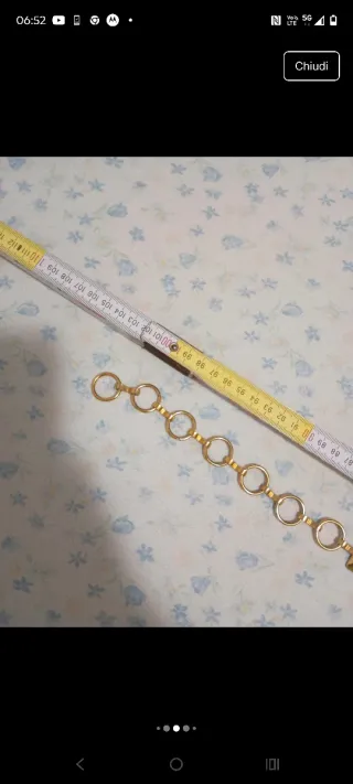 Cintura gioiello retro oro