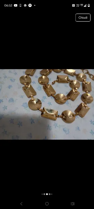 Cintura gioiello retro oro