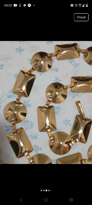 Cintura gioiello retro oro