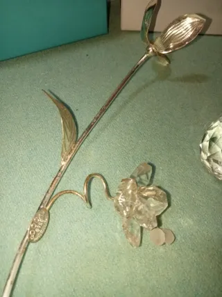 Lotto 3 Oggetti Vetro Swarovski Vintage anni 70