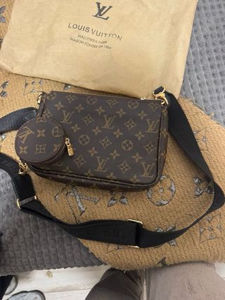 Bolso Louis Vuitton Monogram Marrón y Dorado