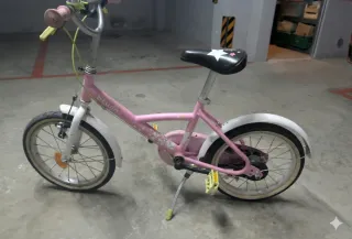 Bicicleta infantil rosa