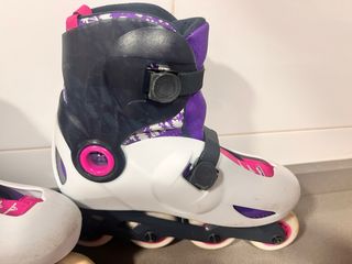 Patines en línea Oxelo morado y blanco