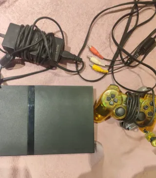 OFERTA!! Ps2 Slim Negra + 1 Mando