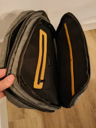 Mochila portátil gris 15,6"