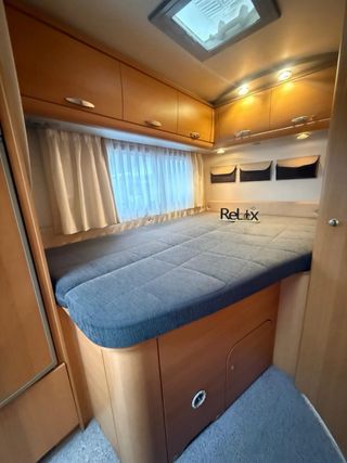 Autocaravana Knaus Sun Ti porta motos/aire/placa