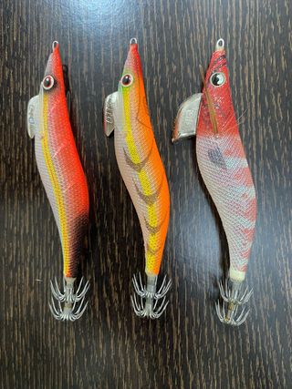 Jibioneras pesca calamar DTD y Yamashita