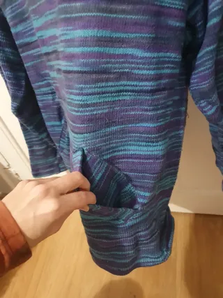 Jersey/Sudadera Azul y Morado Rayas