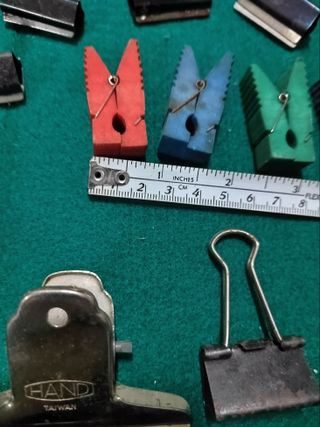 Lote Pinzas Sujeta Papeles JAER con caja