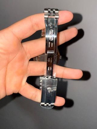 Reloj Rolex Datejust Negro/Plateado