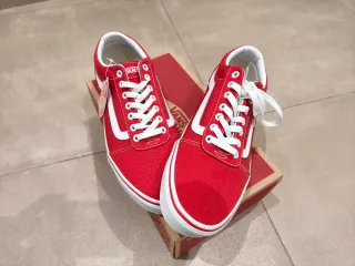 Zapatillas Vans Canvas Rojas