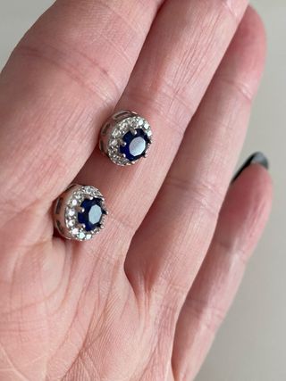 Conjunto de joyería azul