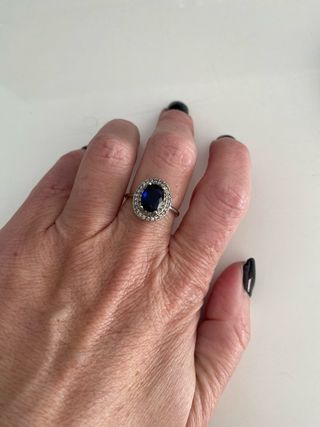 Conjunto de joyería azul