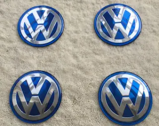 Logos Tapacubos VW 9cm (2uds)