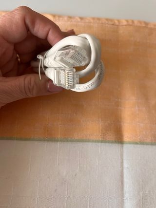 Cabo de Rede internet branco