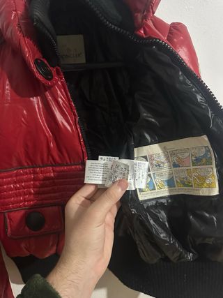 Abrigo Moncler Vintage Rojo