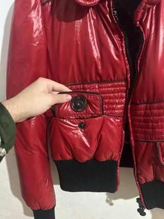 Abrigo Moncler Vintage Rojo
