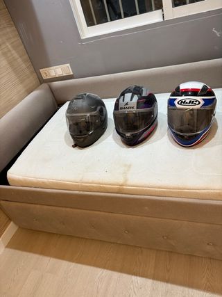 3 Cascos de Moto Integrales