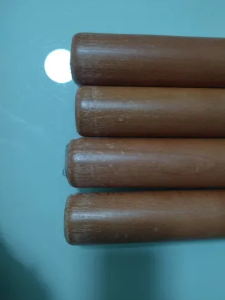 Patas de madera para somier (4 unidades)