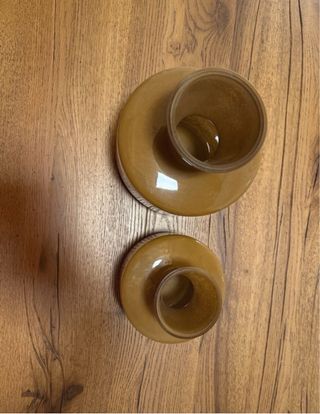 Set 2 Vasi Vetro Ambra EDG