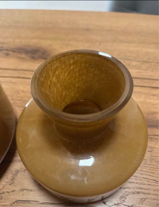 Set 2 Vasi Vetro Ambra EDG