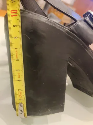 Zapatos de plataforma negros t.37