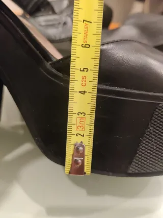 Zapatos de plataforma negros t.37