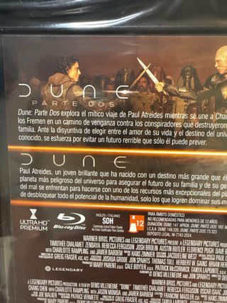 Dune Colección 2 Películas Blu-ray 4K precintado