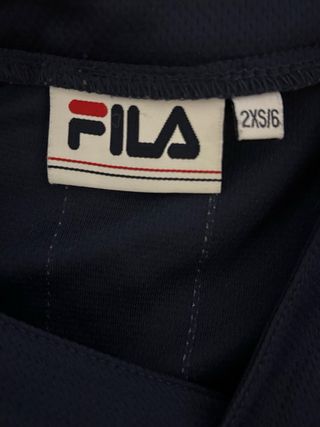 Camiseta FILA estilo baseball azul marino