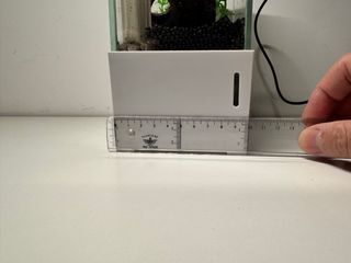 Acuario de mesa transparente