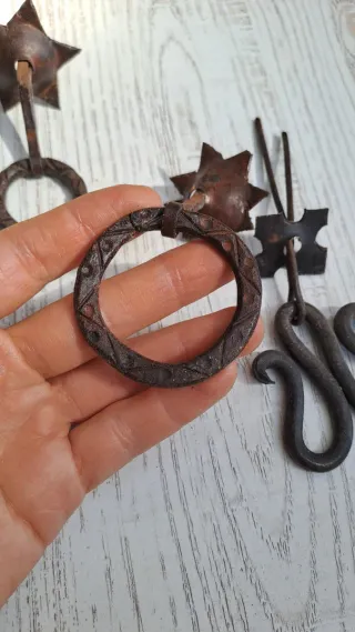 Tiradores de forja artística