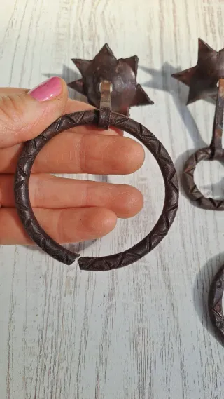 Tiradores de forja artística