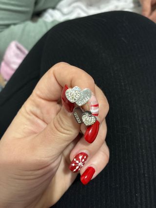 Pendientes Guess Corazón Acero