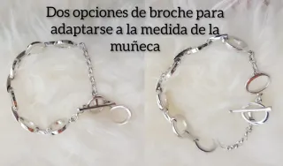 Pulsera Swarovski Círculos Plata