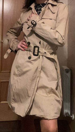 Trench Zara Beige Talla M