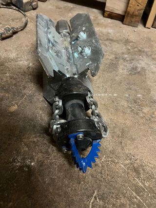 Boquilla de dragado con cadena