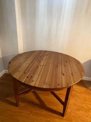 Mesa extensible pino natural