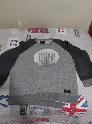 Sudadera Springfield Tokyo Gris