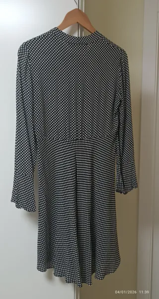 Vestido topos con lazada