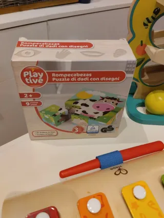 Lote juegos educativos madera