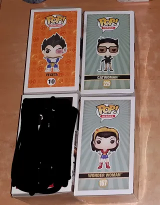 3 Cajas Funko Pop! vacías