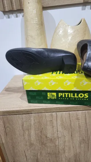 Zapatos Pitillos Piel Talla 37 Gris oscuro