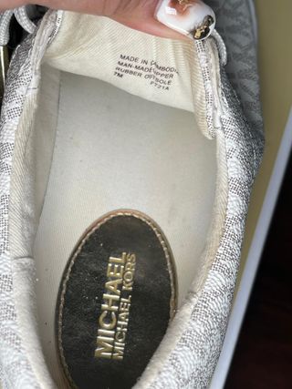 Zapatillas Michael Kors Keaton Beige Talla 37